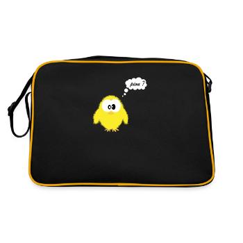 piou dev - Sac Retro - noir/or - Dos