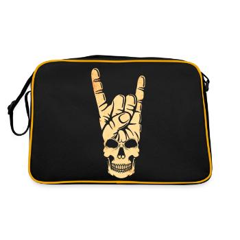 Musique rock and roll Musique rock - Sac Retro - noir/or - Dos