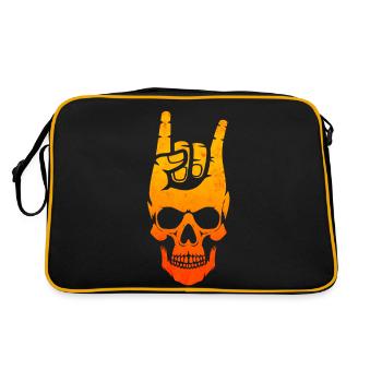 Musique rock and roll Musique rock - Sac Retro - noir/or - Dos