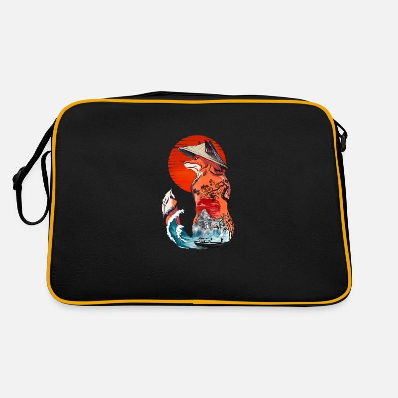 Japanese fox Retro Bag