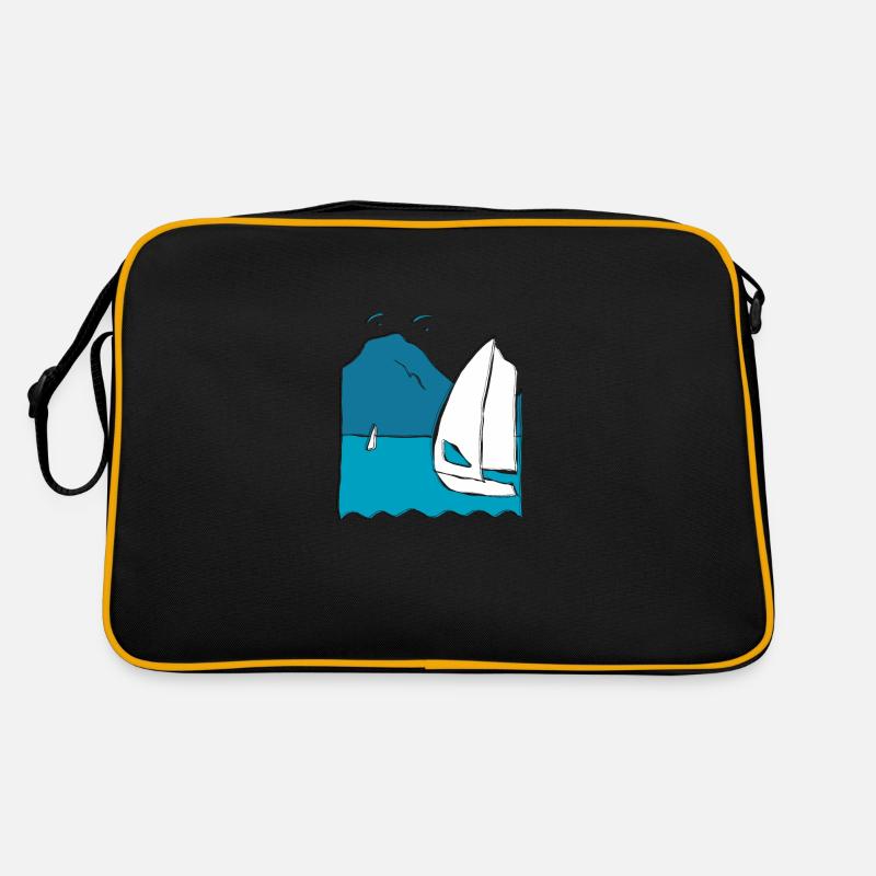 summertime - Retro Tasche - Schwarz/Gold