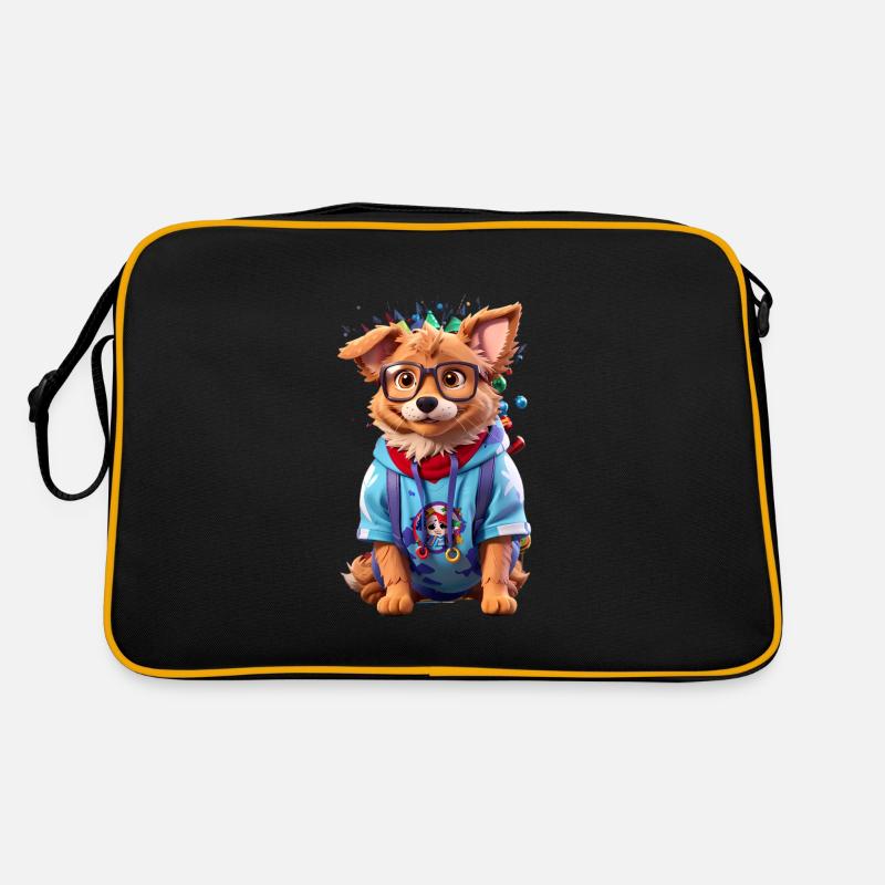 Chien mignon Sac Retro