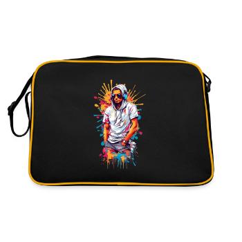 Cool hipsters - Retro Bag - black/gold - Back