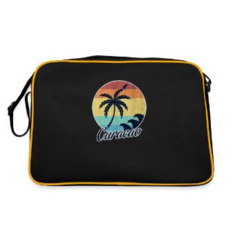 curacao - Retro Bag - black/gold - Back