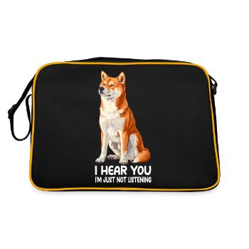 Akita - Retro Bag - black/gold - Back