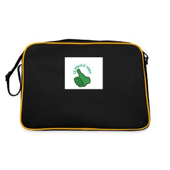 THE GREEN THUMB 1 - Retro Bag - black/gold - Back