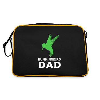 Hummingbird - Retro Bag - black/gold - Back
