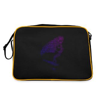 Dames wingfoil foilwing wingsurf wingsurf - Sac Retro - noir/or - Dos