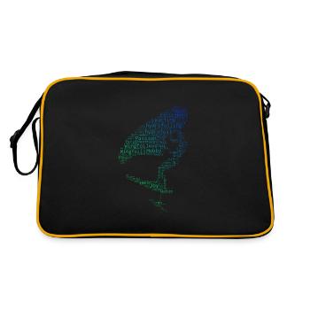 wingsurf foilwing hommes wingsurf femmes - Sac Retro - noir/or - Dos