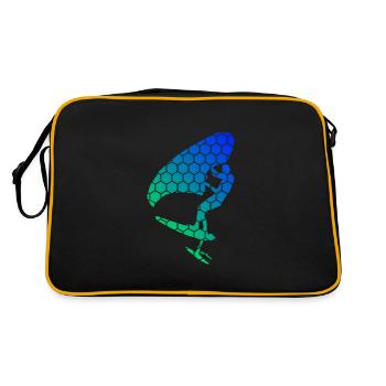 wingsurf hydroptère wingsurf hommes femmes - Sac Retro - noir/or - Dos
