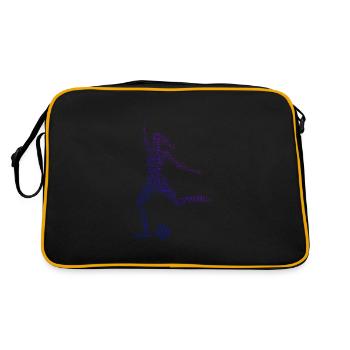 Football Football masculin Football Football féminin - Sac Retro - noir/or - Dos