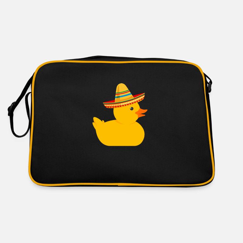 Duck duck collection "yellow rubber duck Mexico" Retro Bag