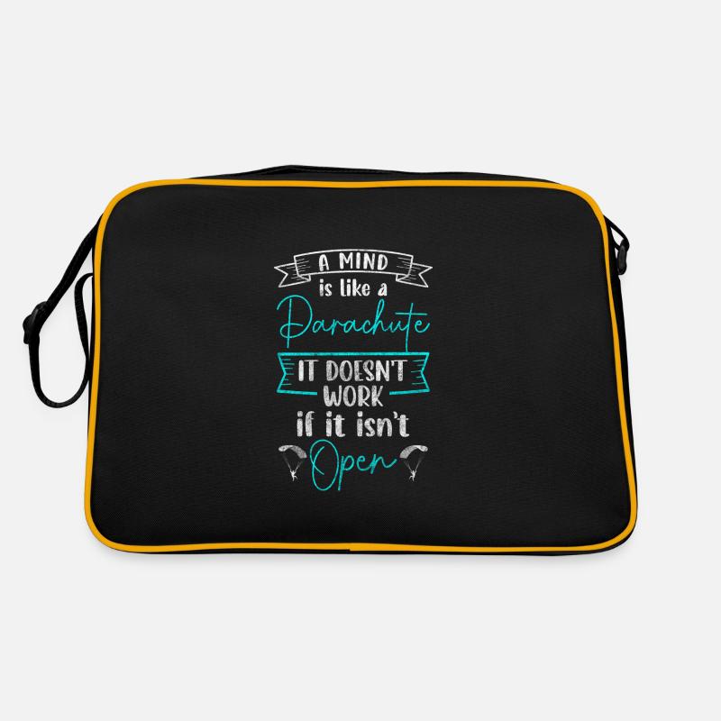 Fallschirmspringen Sprung Base Jumping Retro Tasche