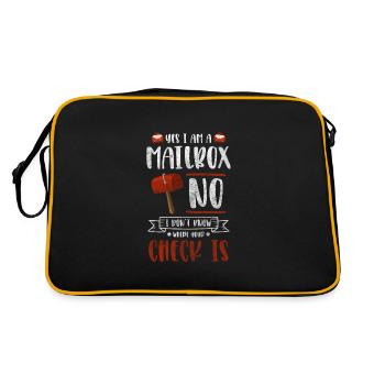 Lettres du facteur Employé des postes Facteur - Sac Retro - noir/or - Dos