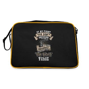 Security Protection Cynics - Retro Bag - black/gold - Back