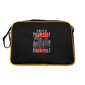 Engineering Studies Houses Architecture - Retro Bag - black/gold - Back