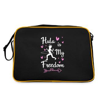 Hooping Fitness Motivation - Retro Bag - black/gold - Back