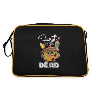 Commémoration de la fête des os morts - Sac Retro - noir/or - Dos