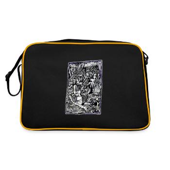 Alpha Warrior - Retro Bag - black/gold - Back