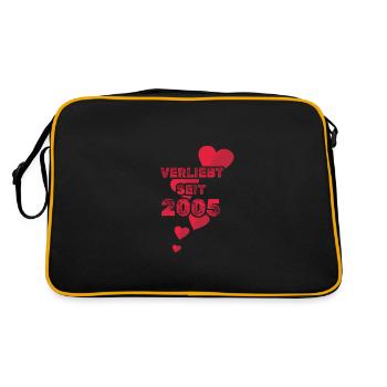 2005 2005 - Retro Tasche - Schwarz/Gold - Hinten