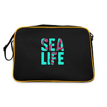 Sea life - Sac Retro - noir/or - Dos