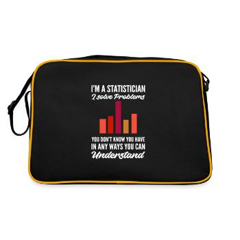 Je résous des problèmes Statisticien mathématique Gesc - Sac Retro - noir/or - Dos
