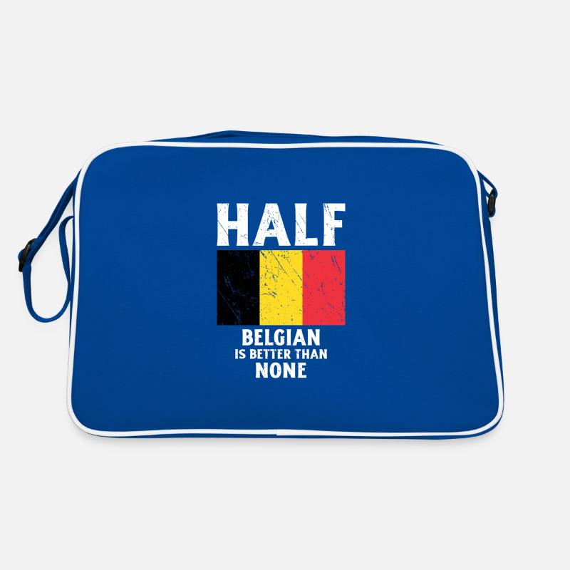Half the Belgian is better than no national fla Retro Bag