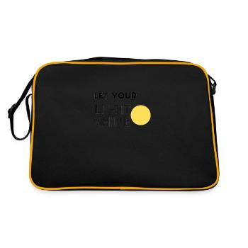 Personal development - Retro Bag - black/gold - Back
