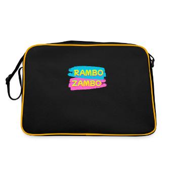 RAMBO ZAMBO - Sac Retro - noir/or - Dos