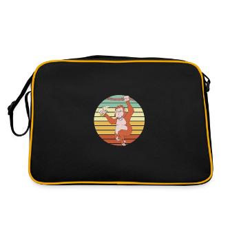 Orang-outan - Sac Retro - noir/or - Dos