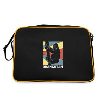 Orang-outan - Sac Retro - noir/or - Dos