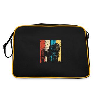 Gorilla - Retro Bag - black/gold - Back
