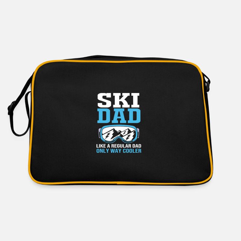 Ski Skiurlaub Retro Tasche