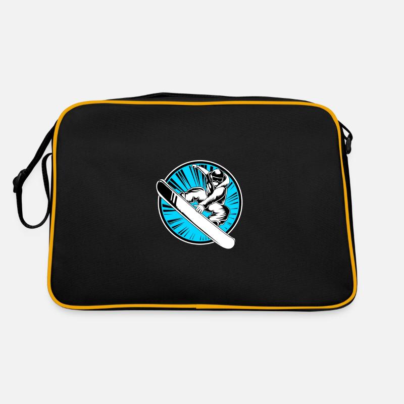 Snowboard Snowboarding Snowboard Holidays Snowboarders Retro Bag