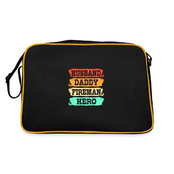 Pompier Pompier - Sac Retro - noir/or - Dos
