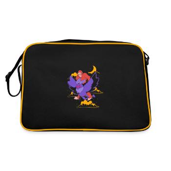 Mothman - Retro Bag - black/gold - Back