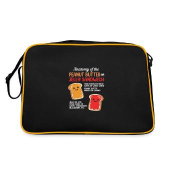 Pâte d’arachide - Sac Retro - noir/or - Dos