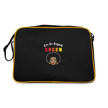 Signe du zodiaque Lion - Sac Retro - noir/or - Dos