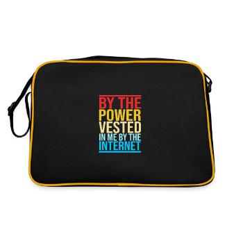 Pastor - Retro Bag - black/gold - Back