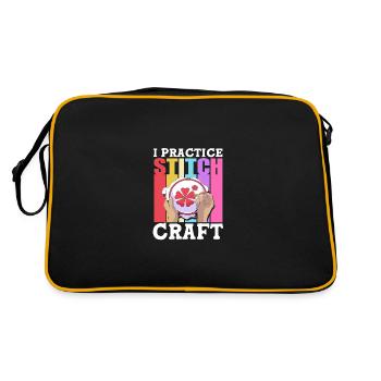 Croix - Sac Retro - noir/or - Dos