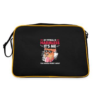 Pitbull - Sac Retro - noir/or - Dos
