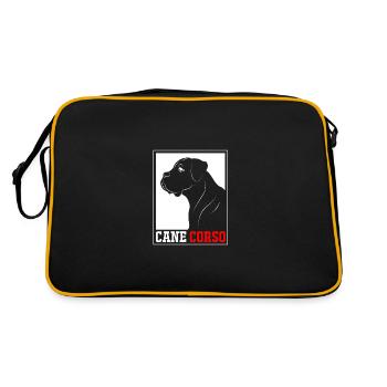 Cane corso - Sac Retro - noir/or - Dos