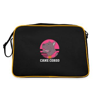 Cane corso - Sac Retro - noir/or - Dos
