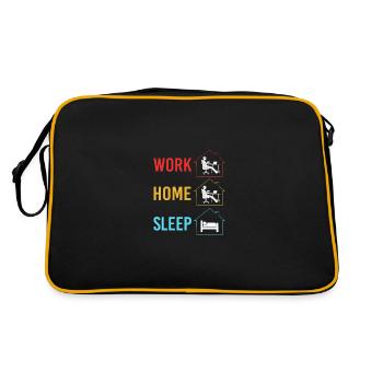 Remote home office - Retro Bag - black/gold - Back