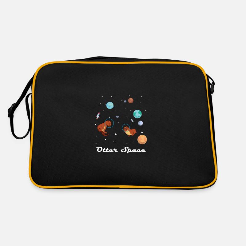 Otter Space Shirt for Space Explorers Retro Bag