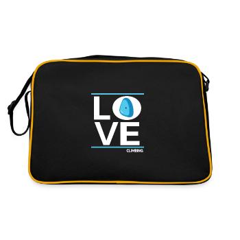 escalade de bloc escalade libre escalade-amour - Sac Retro - noir/or - Dos