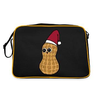 Nain Peanut Gnome Nikolaus Père Noël Noël - Sac Retro - noir/or - Dos