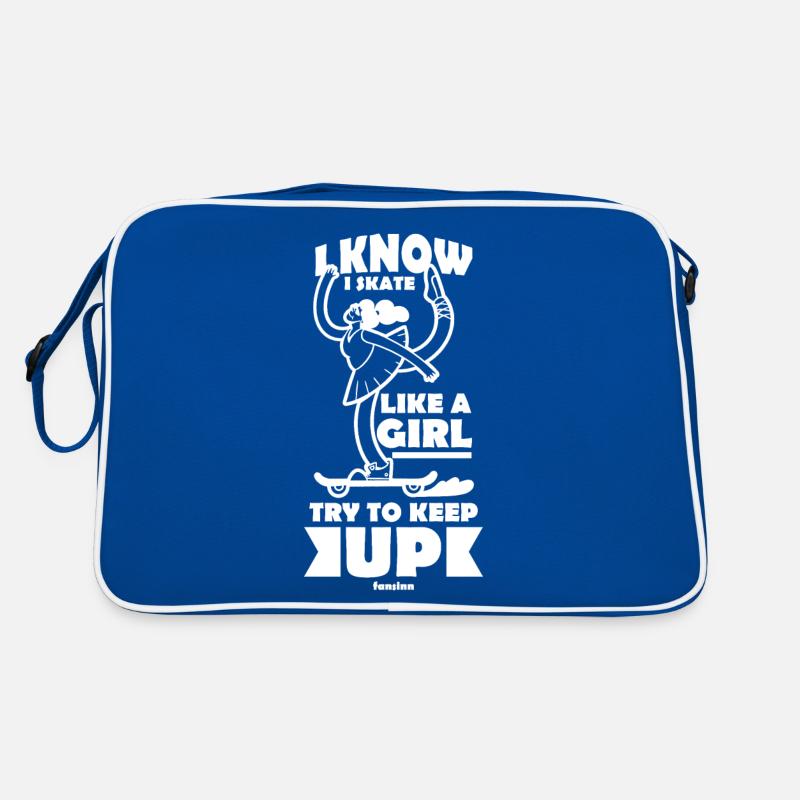 Skateboard Mädchen Geschenk Retro Tasche