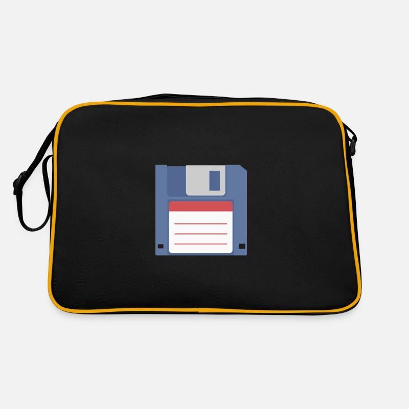 Floppy 3 5 Zoll Diskette front Retro Tasche