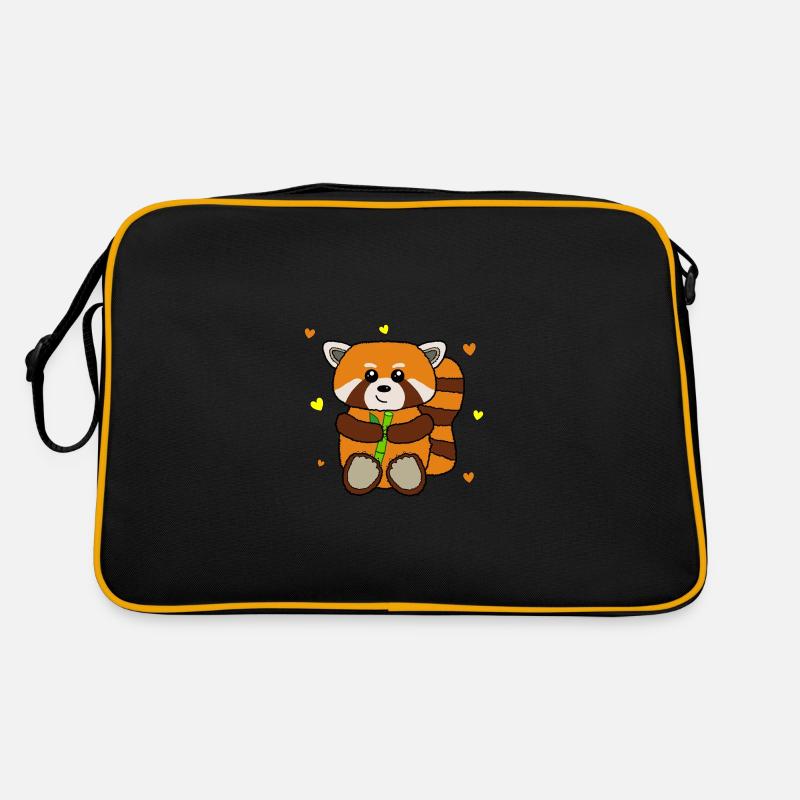 Red Panda Retro Bag